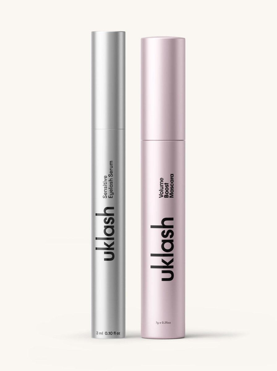 Sensitive Eyelash Serum + Volume Boost Mascara Set - UKLASH